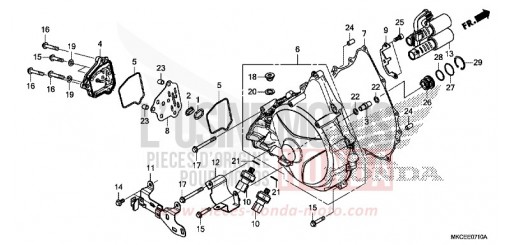CARTER D'EMBRAYAGE (DCT) GL1800DAK de 2019